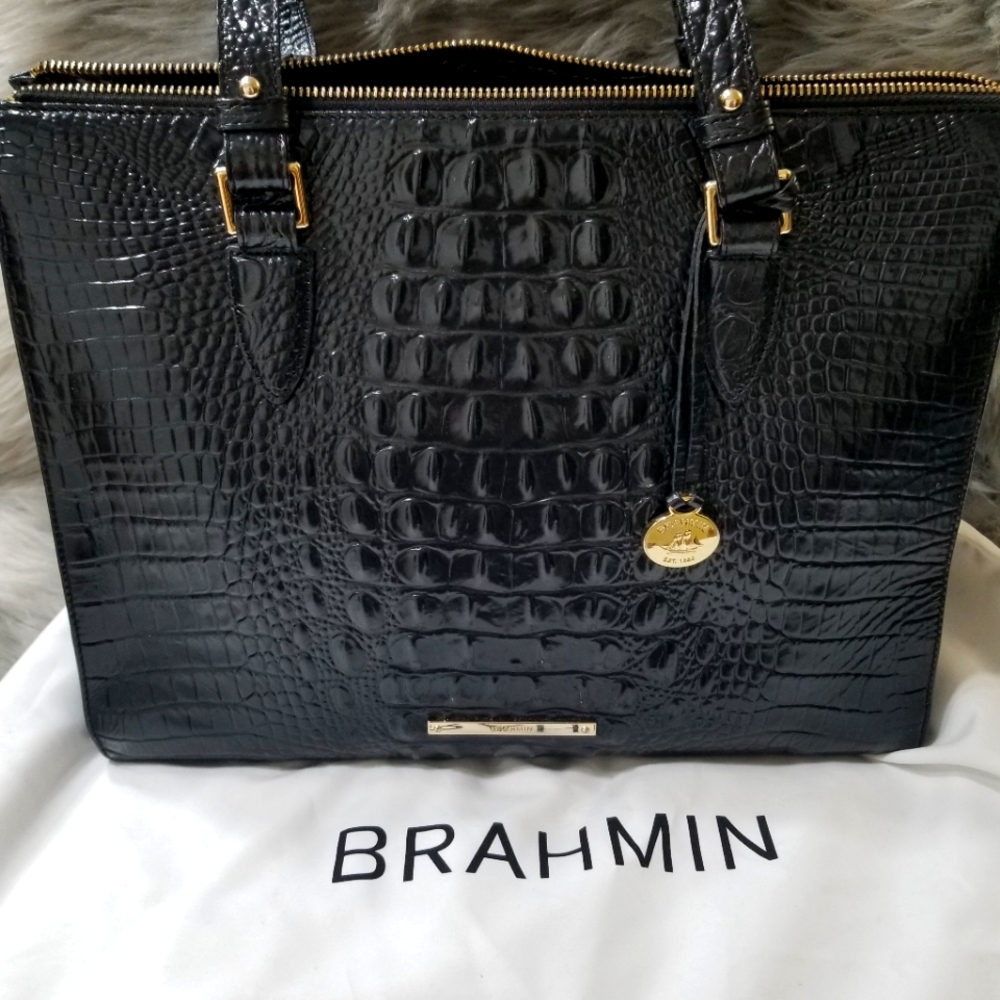 Brahmin Large Anywhere Tote Melbourne Black
